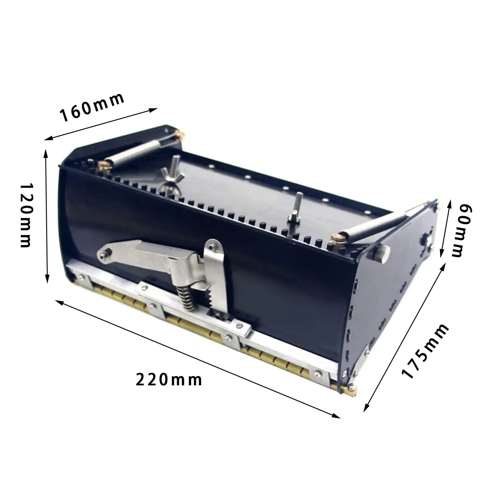 8inch Drywall Flat Finishing Box Compact Wall Plastering Scraper Lightweight