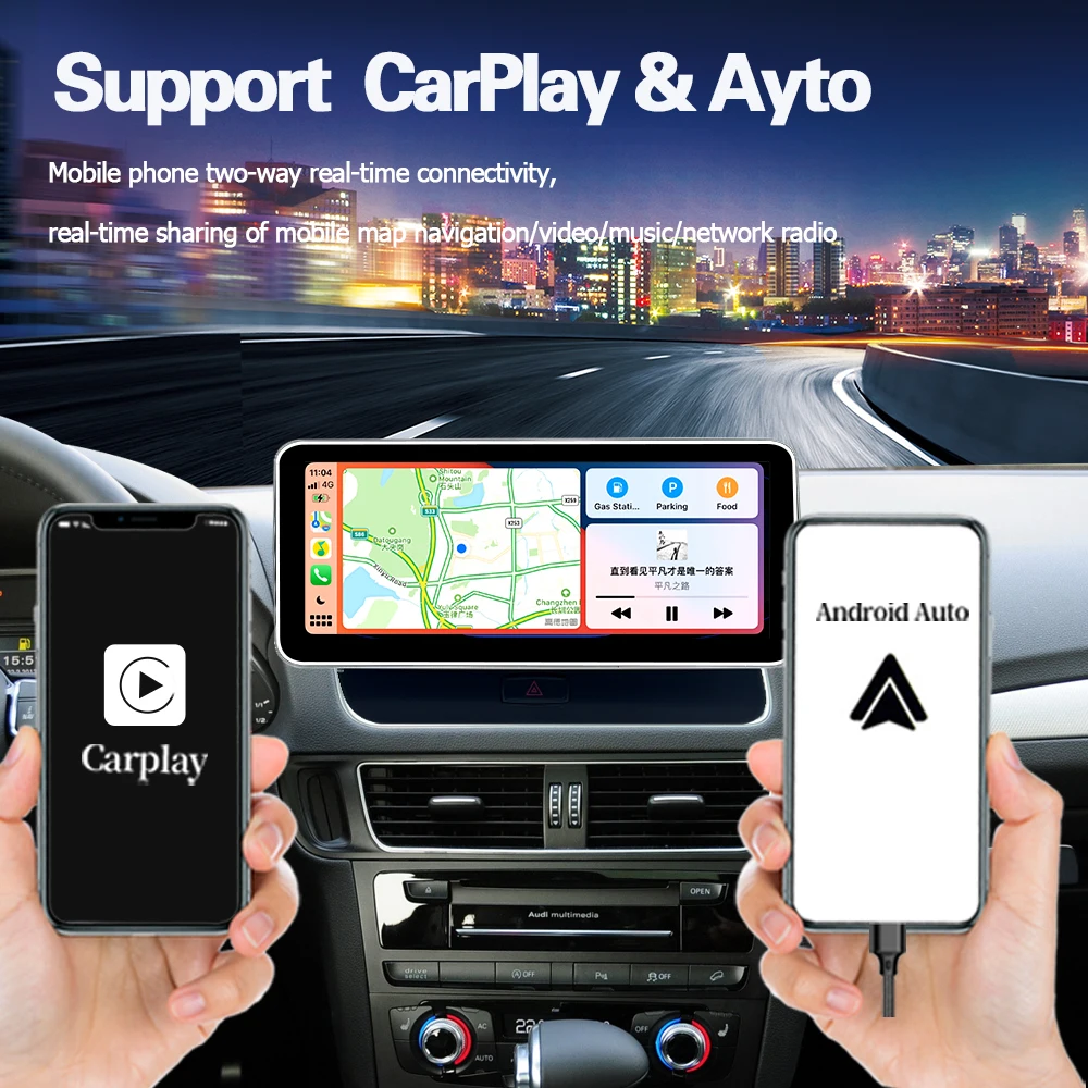 Factory Outlet Android 12 12.3 Inch Ips Screen Car Radio Q5 Sq5 2009-2015 Multimedia Player Gps Stereo Carplay