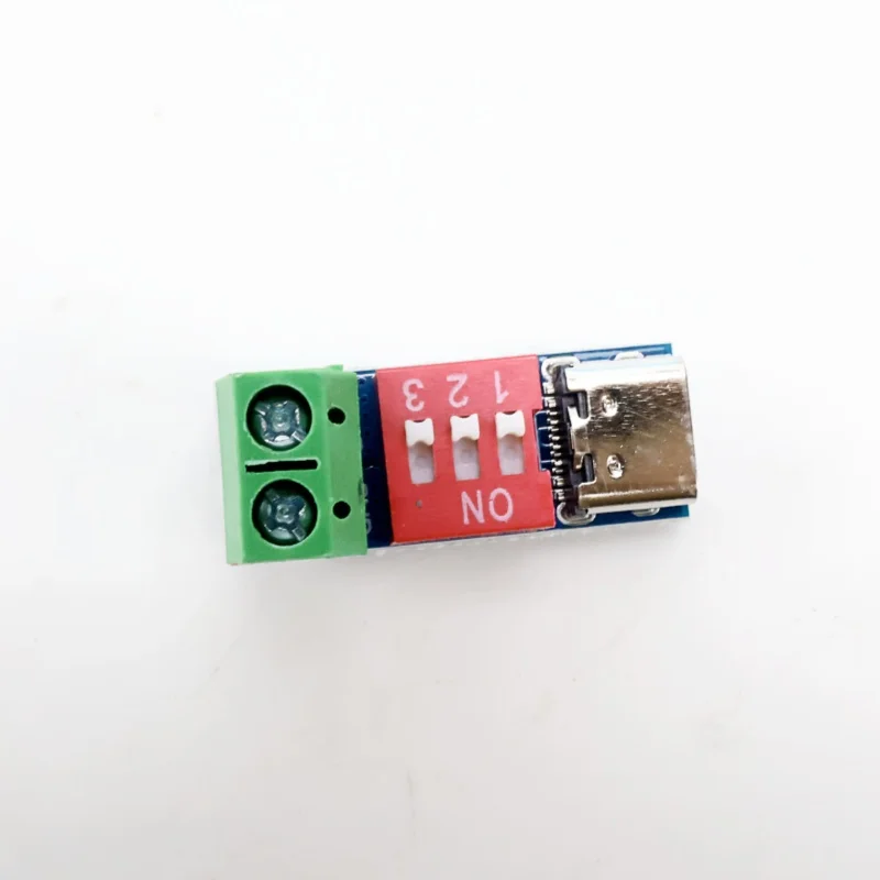 1-5Pcs PD Fast Charging Test Board 5-20V Adjustable PD Trigger Module USB Type-C 100W Power Supply Tester
