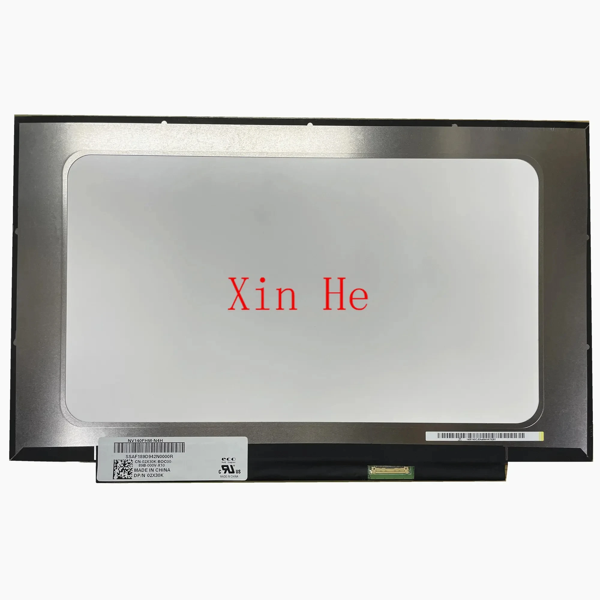 NV140FHM-N4H fit NV140FHM-N62 N140HCA-EBA NV140FHM-N4B LCD LED Screen 1920*1080 EDP 30 Pins