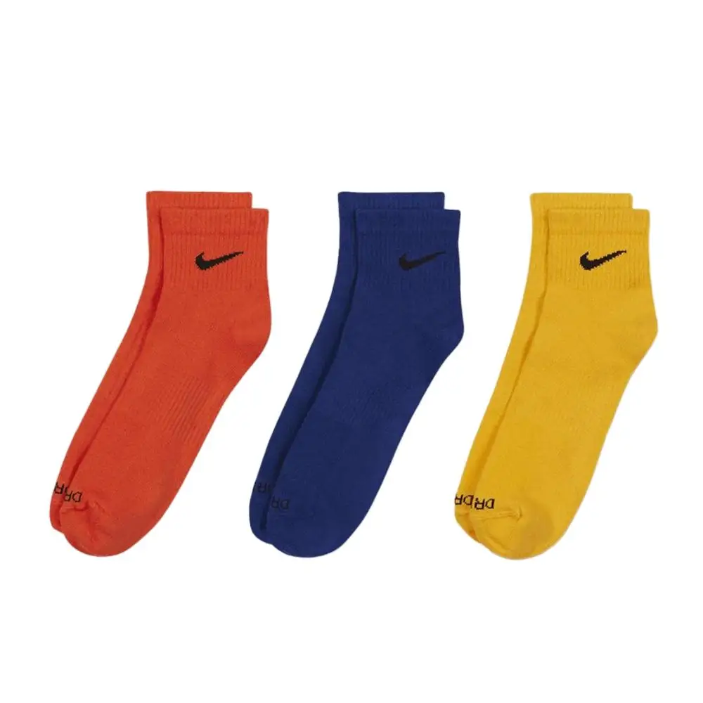 

Nike Socks: Men's and Women's Athletic Socks, Soft and Comfortable in Pastel and Macaron Colors, 3-Pack SX6893-910