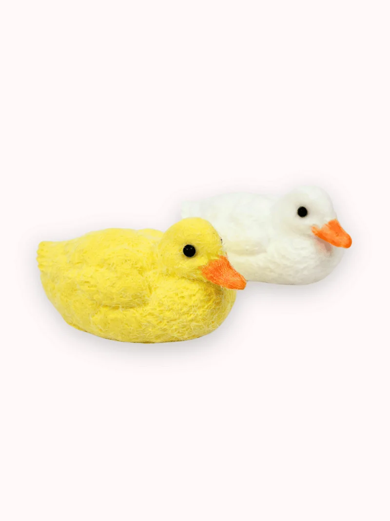 

Food Grade Silicone Flocked Duck Handmade Taba Squishy Toy