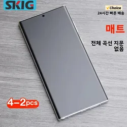 Filme de hidrogel fosco para Samsung Galaxy, sem protetor de tela de impressão digital, vidro não temperado, S24, S23, S22, S21, S20 Ultra Plus