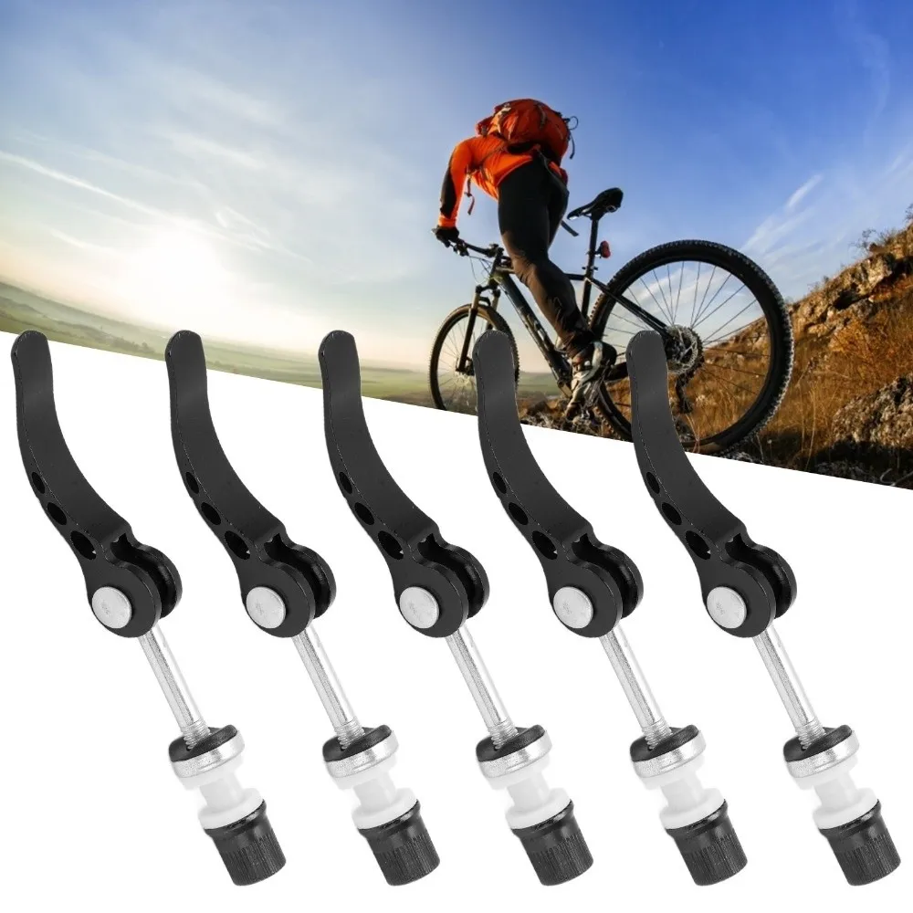 5Pcs M6 × 65mm Bike Seatpost Clamps Lightweight Aluminum Alloy Quick Release Clamp Easy To Install Portable Bike Seat Clamp