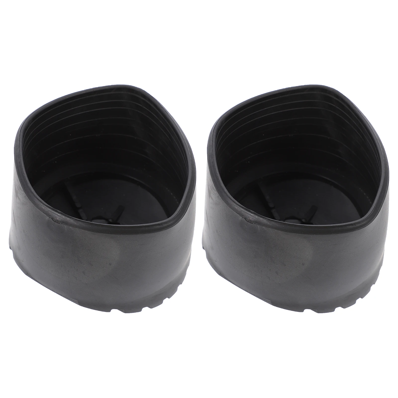2 Pcs PVC Round Foot Covers Anti-slip Thick Pads for Ladder Feet Protector Durable Non-skid Folding Home Use Sturdy Mats