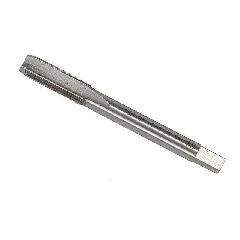 HSS Engineering Tool right hand thread tap measuring at size of 5/16 with a fine pitch of thirty six threads per inch