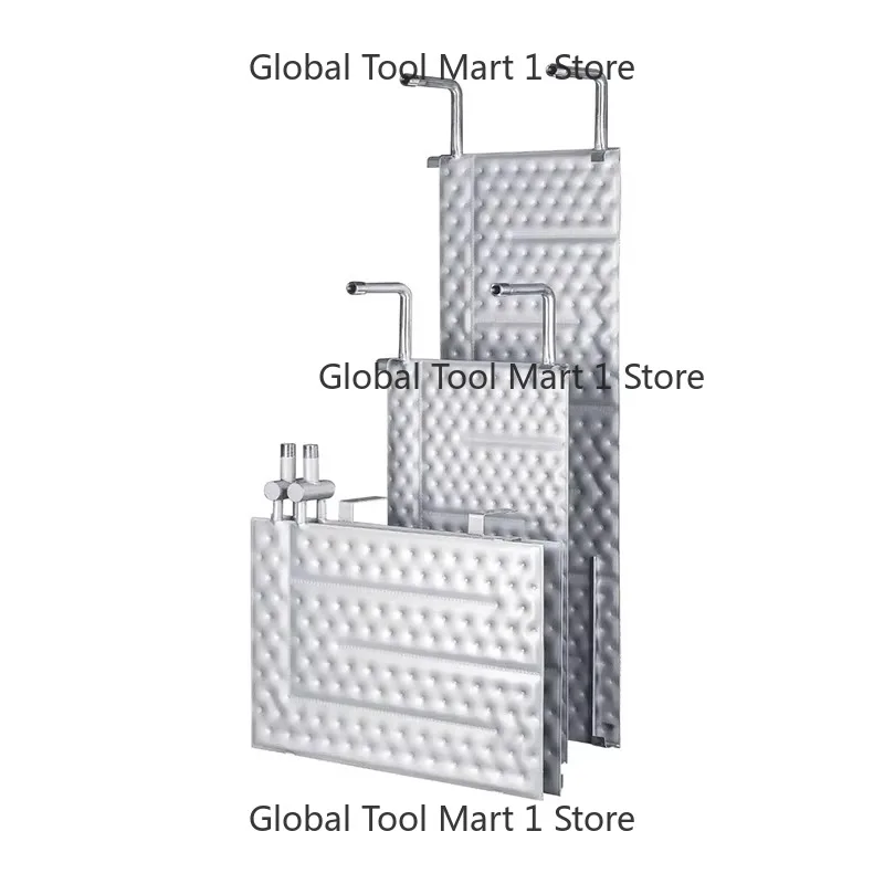 Indu-strial Custom Dimple Jacket Evapo-rator Laser Weld Pillow Plate Emb-ossed Imm-ersion Liquid Co-oling Heat Excha-nger