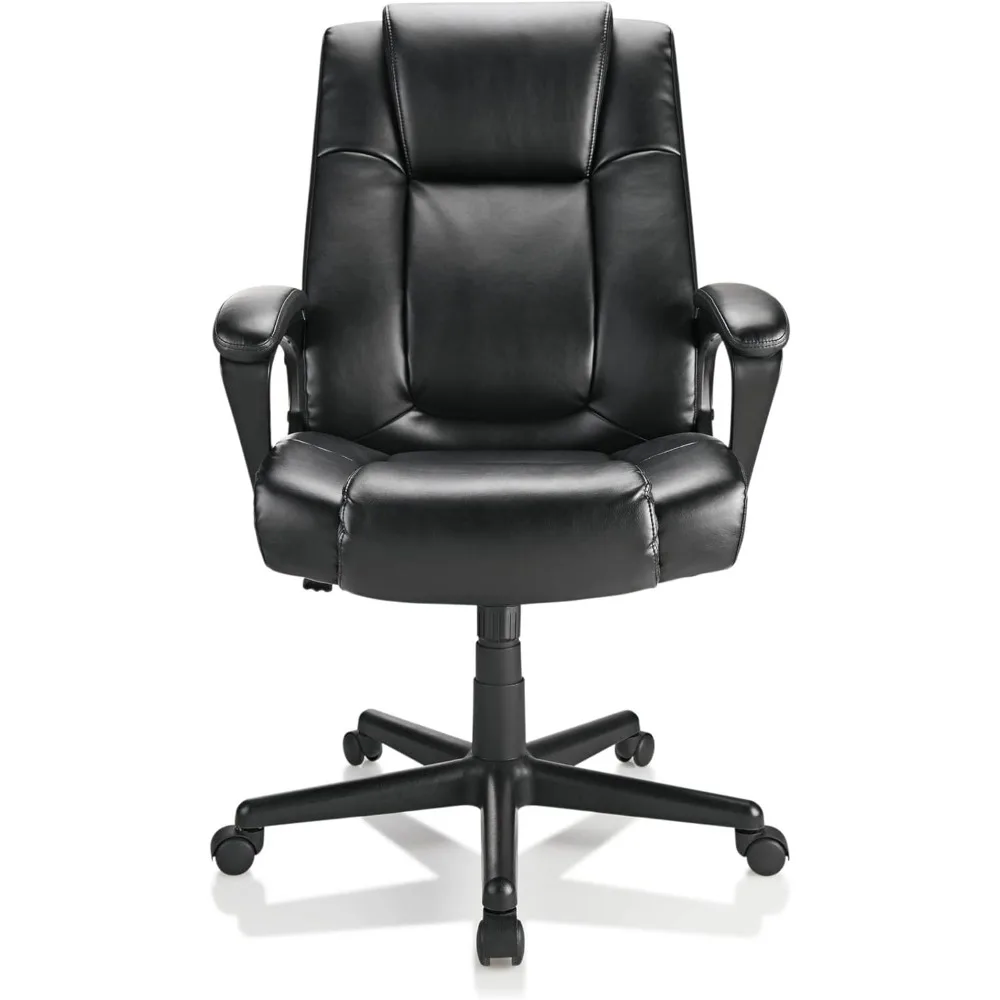 Leather High-Back Executive Office Chair, 29.53