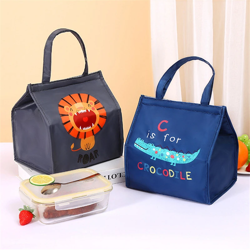 

Cartoon Thermal Lunch Bag Portable Insulated Bento Box Bag Cooler Ice Pack Picnic Food Container for Women Girl Kids New Arrival