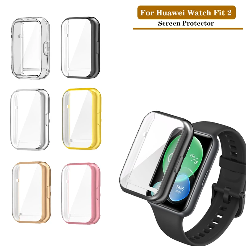 Untuk Huawei Watch Fit 2 Case TPU Screen Protector Cover untuk Huawei Fit2