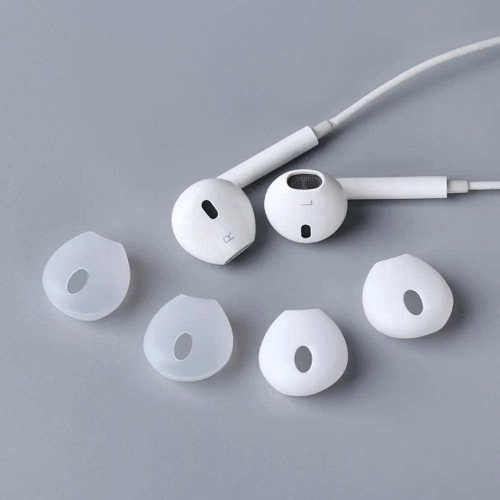 Shockproof Headset Earplug Protector Ear pads Case Silicone Earbuds Cover Earphone Replacement For Ap iP Phone Earphone