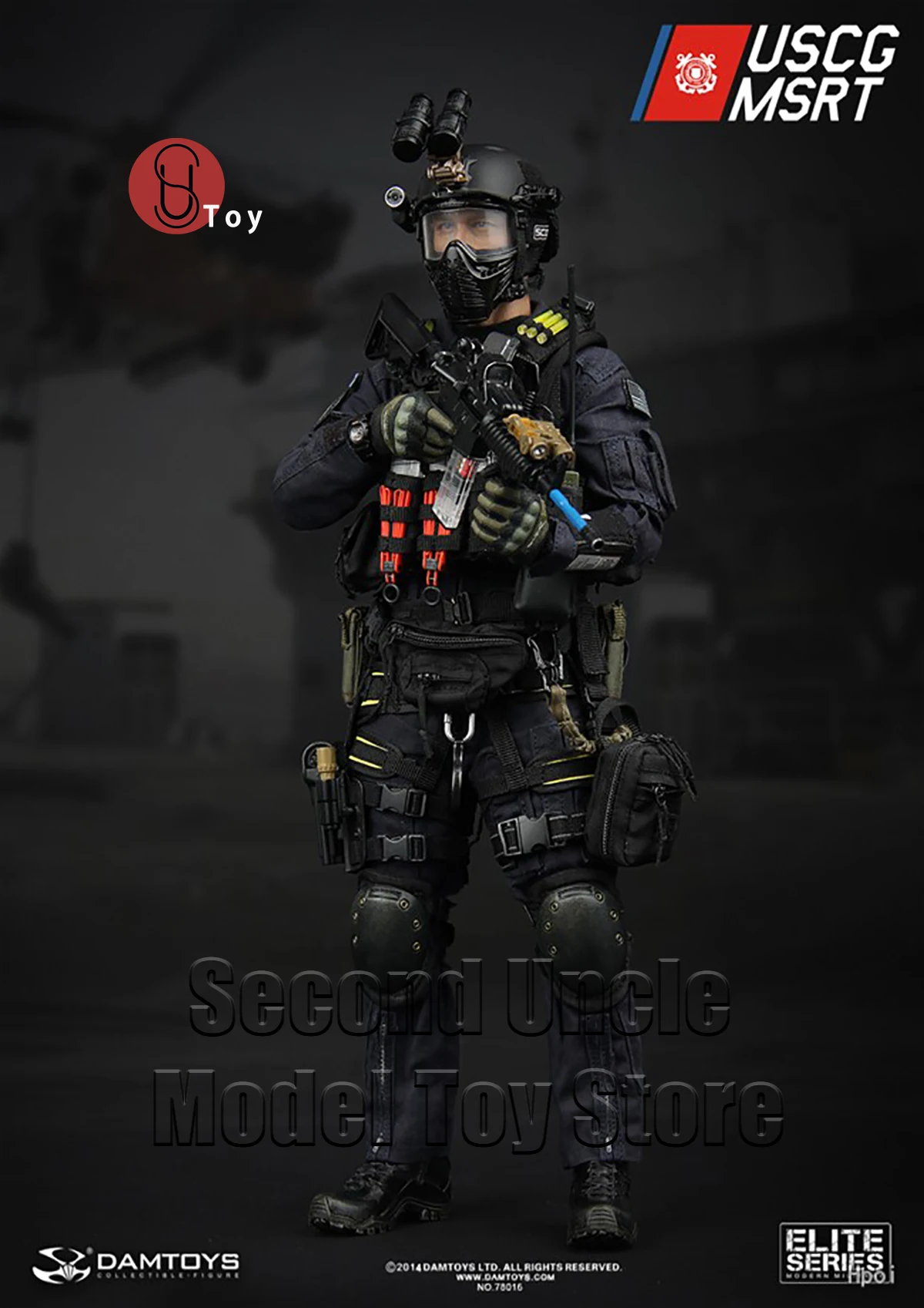 

DAMTOYS DAM 78016 1/6 US Coast Guard USCG MSRT 12'' Male Soldier Military Action Figure Full Set Collectible Model Toys Gift