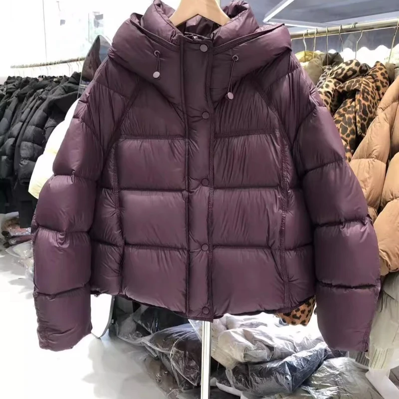 

Cotton Padded Short Coat Female Jacket Parka Autumn Winter Women's Outerwear Warm Thicken Jackets Tassel Pocket Hooded Coats
