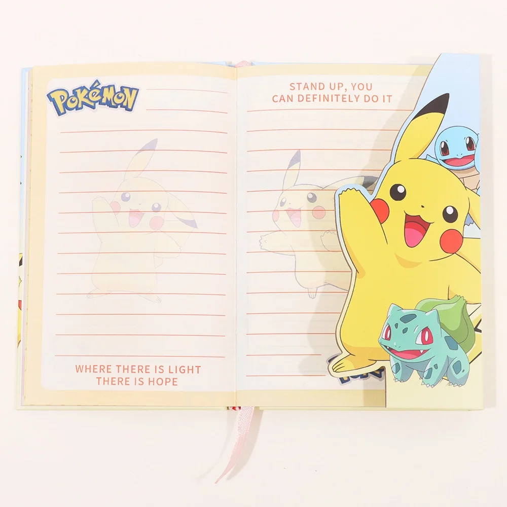 Pokemon Pikachu A6 Hardcover Notebooks Cute Cartoon Color Inner Pages Planner Journal For Student Women Office Stationery Gifts view 2