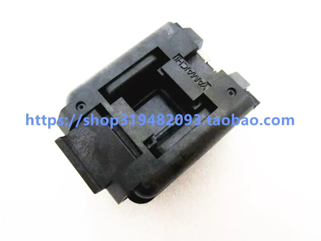 Yamaichi ซ็อกเก็ตสำหรับทดสอบการเผาไหม้ IC51-1284-1788 QFP128เบ้าการเขียนโปรแกรมแบบมีฝาพับ