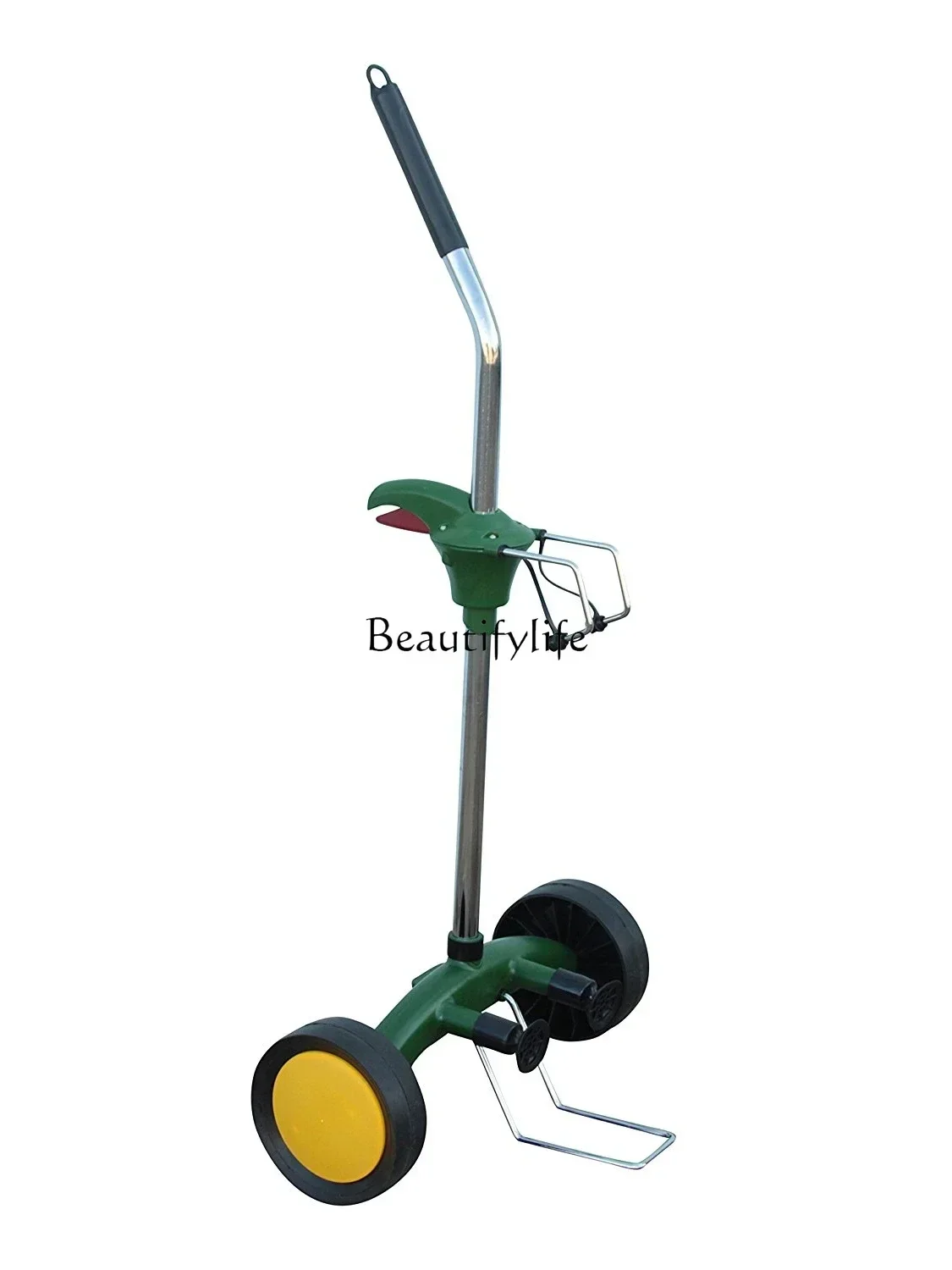 FG*Large Flower Pot Trolley Single Carrying Gardening Potted Flowers Green Plant Flower Pot Carrying Artifact