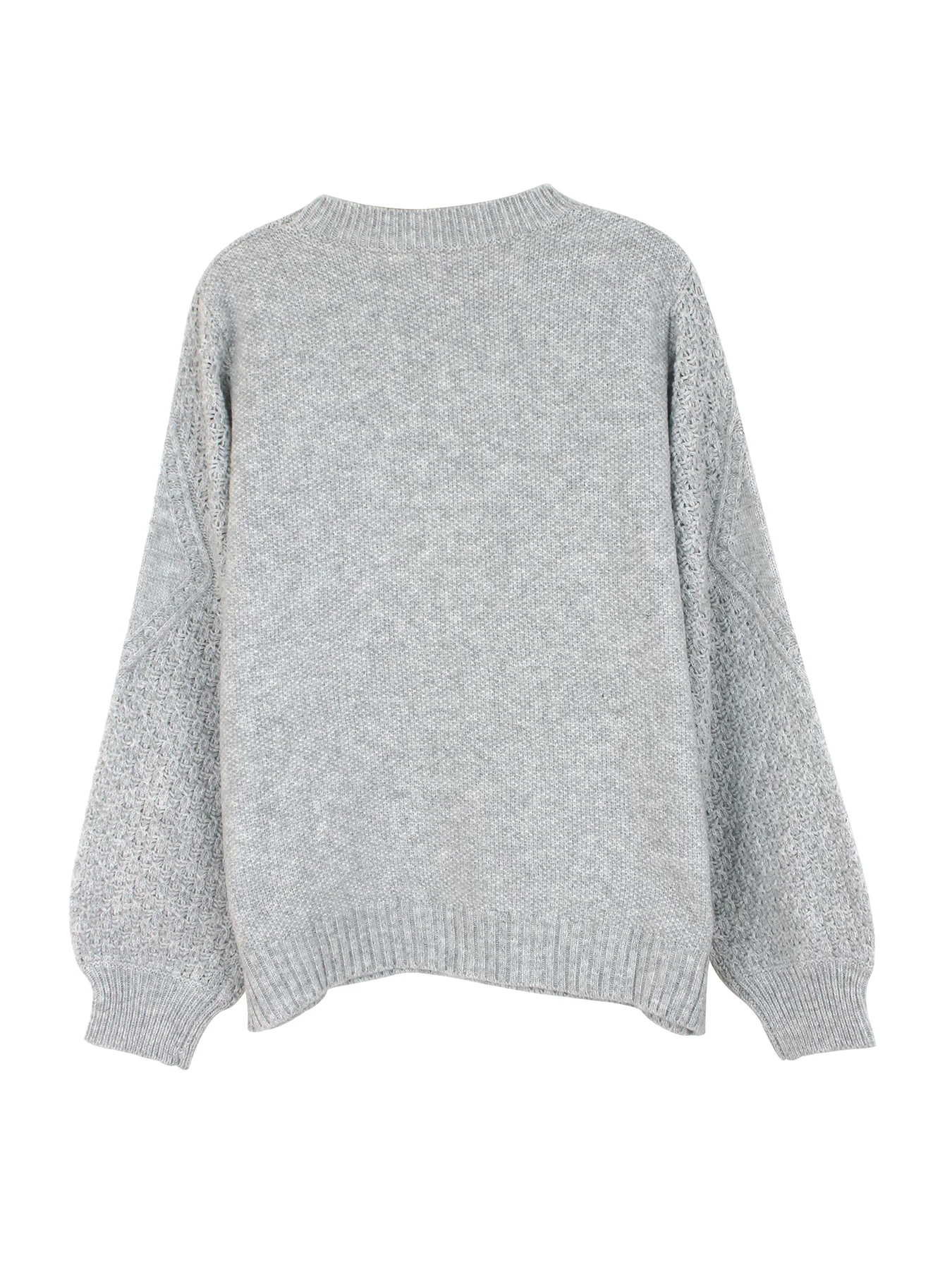 Women's sweater long-sleeved round collar pullover simple slim sweater spring autumn winter
