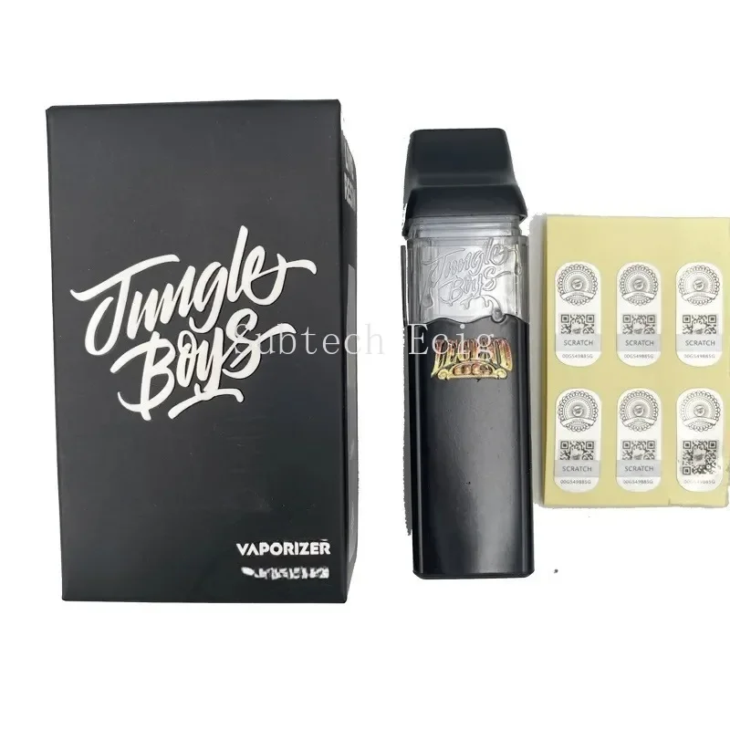 Jungle Boys Vape Pen Verdampfer-Kits, 1 ml, 2 ml, Keramikspule, leere Patronen, Zerstäuber, wiederaufladbare Vapes, Jungleboys E-Zigaretten