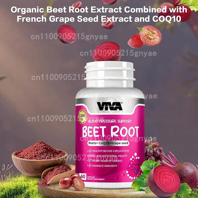 

Капсулы Beetroot (1000 мг быстросъемные) | Поддерживает здоровое артериальное давление и функция сердца