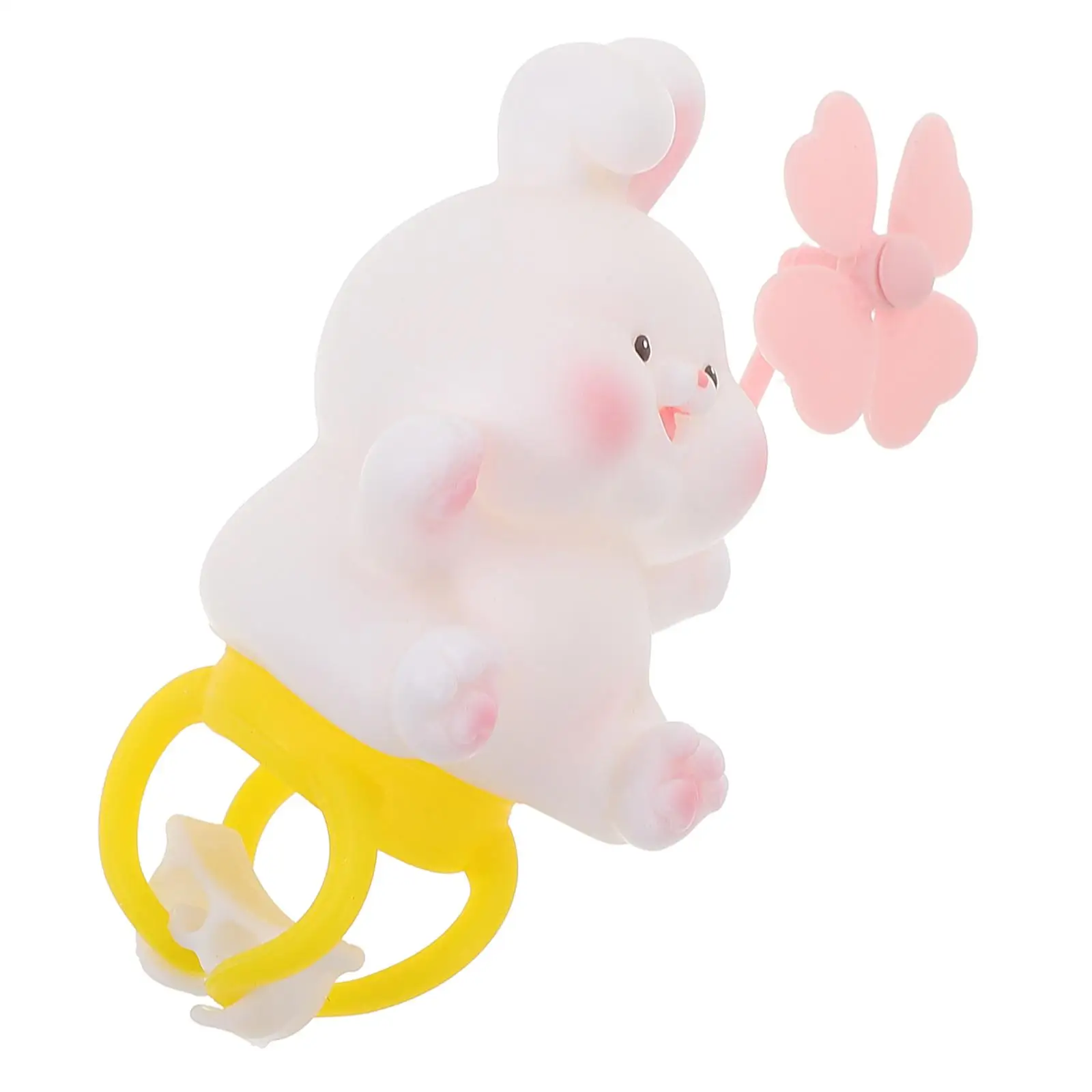 

Cute Duck Windmill Bike Decoration Spring Design Swinging Decorations for Scooter Bicycle Accessories Handlebar Adorable Shape