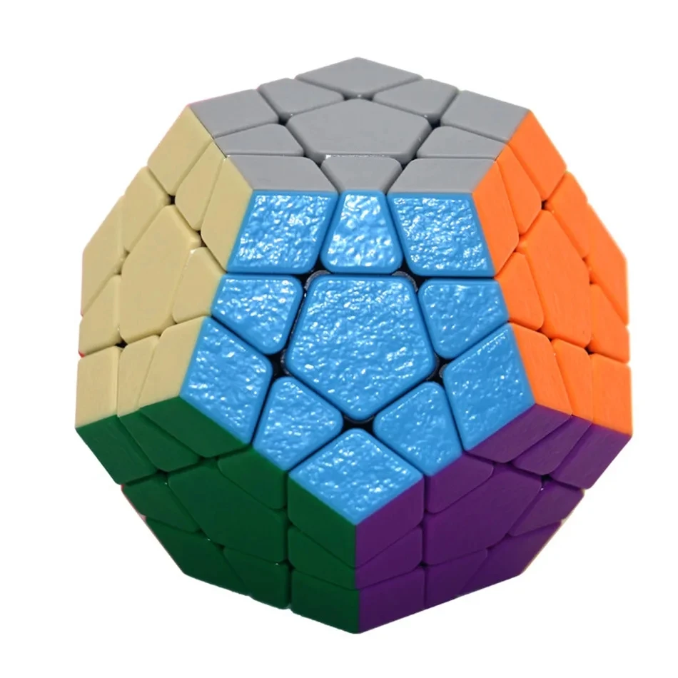 Shengshou-Stickerless Magic Cube Puzzle Brinquedos, 3 Camadas de Velocidade, Gem Magic, fosco, profissional, 3x3
