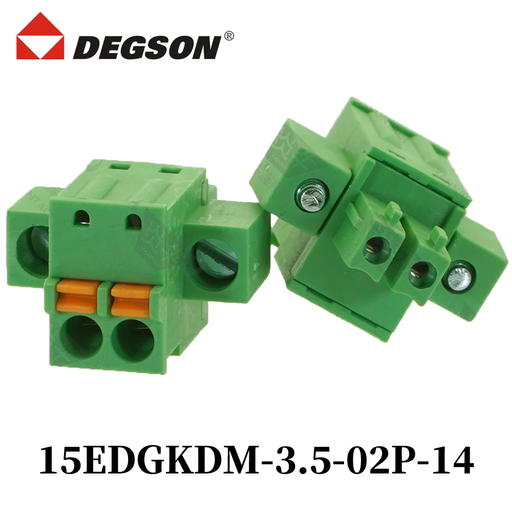 

DEGSON 15EDGKDM-3.5-04P-14-00ZH 15EDGKDM-3.81 Pluggable PCB Terminal Blocks KF15EDGKDM 2P-12P FK-MCP1.5-STF Phoenix Contact