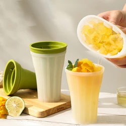 150ml Slushy Maker Cup szybko mrożony grząski kubek z przyssawką do wyciskania kubka do domowej roboty koktajl mleczny