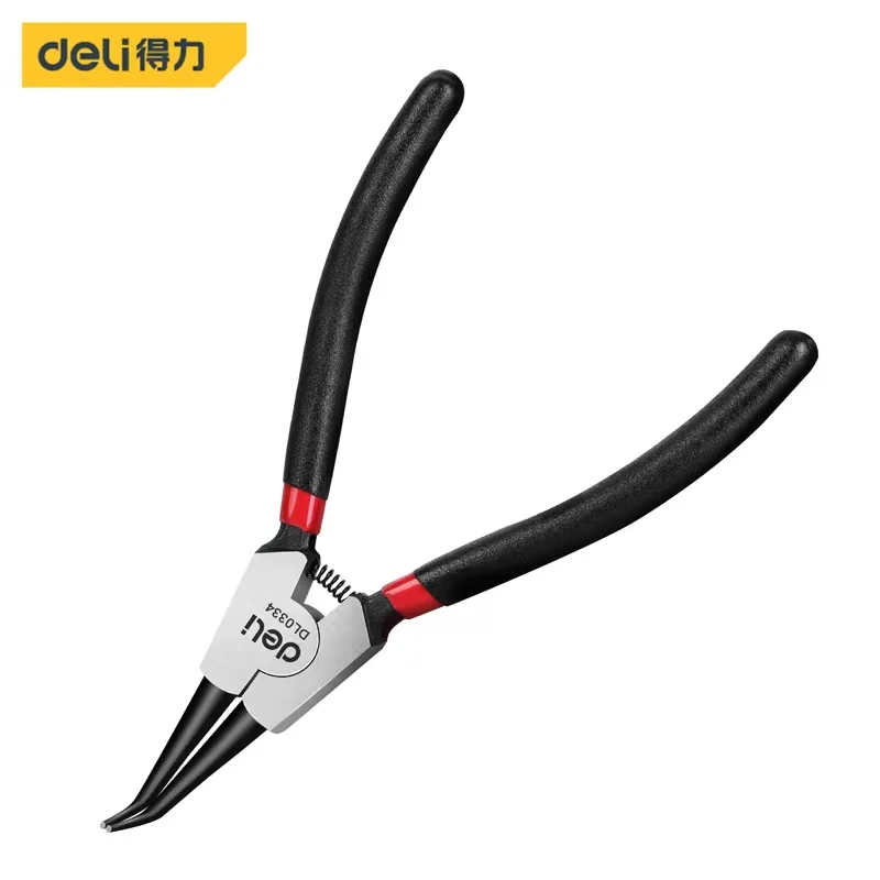 deli full range of hole for retaining ring pliers shaft for spring pliers Japanese external bending circlip pliers 5 