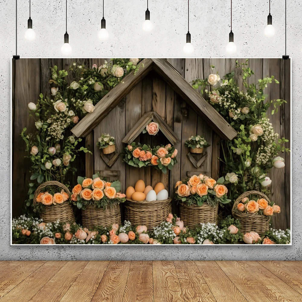 Fondo del día de Pascua primav - Photography Backdrop Muslin reseña y precio