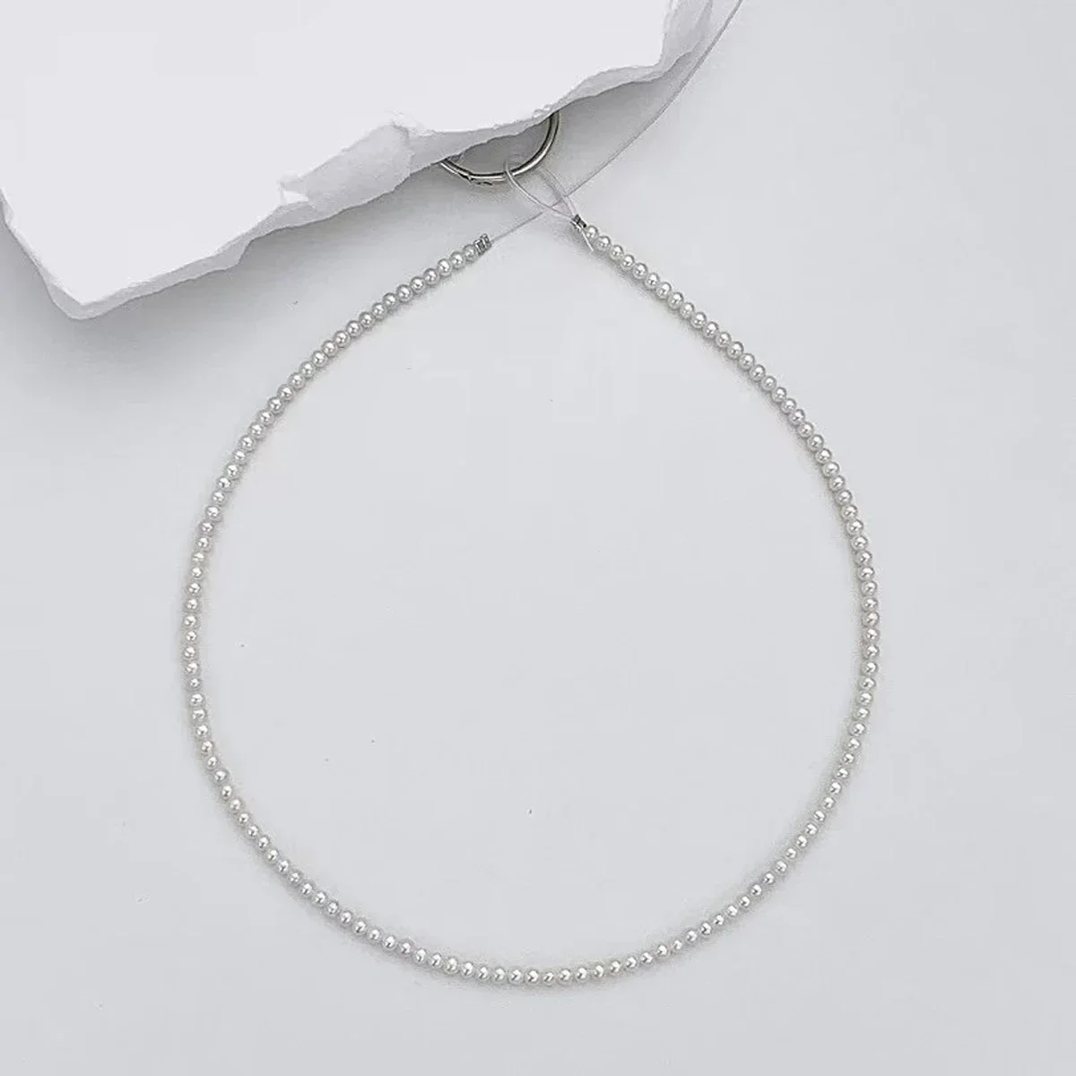 3-4mm4A Textured Surface Rare Natural Freshwater Small NearRound Pearl Bead Women Jewelry Make DIY Necklace Bracelet Accessories