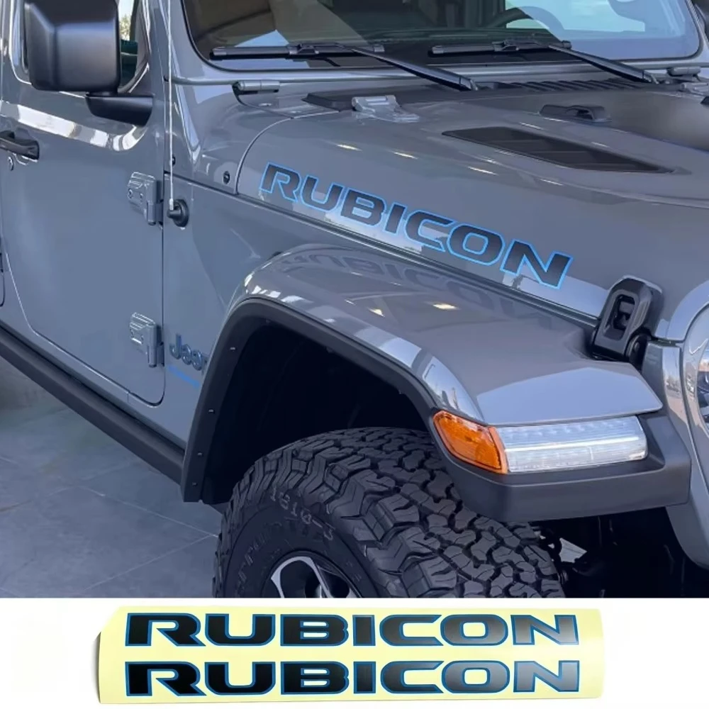 for Jeep Wrangler RUBICON Car Sticker 3d Car Stickers Exterior Truck Decal Novelty Auto Supplies Decorations Accessories Decals