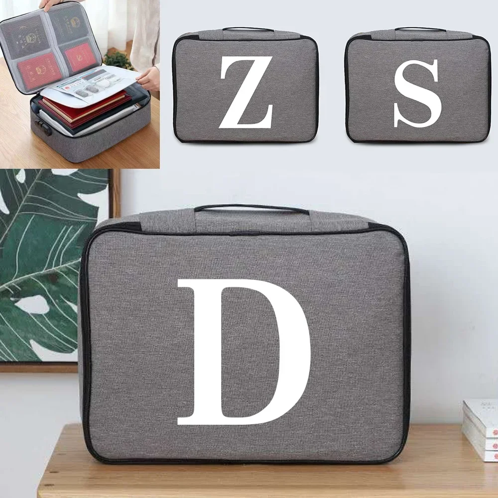 

Business Document Passport Organizer Folder Handbags Privacy Stuff Large Lockable Storage File Lockbox Case Initials Travel Bag