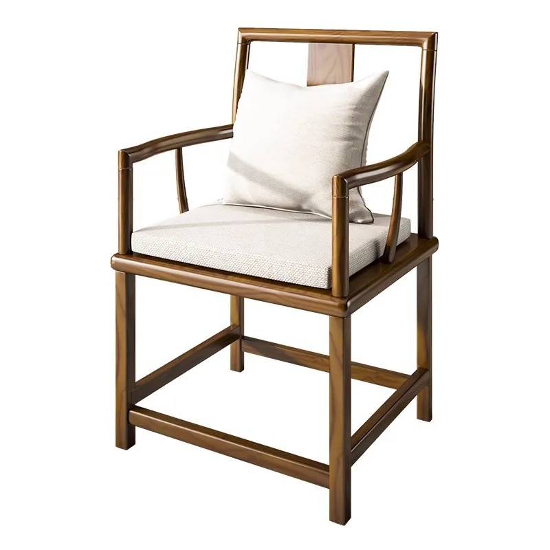 

New Chinese solid wood tea table master chair, office hotel retro, Tai shi chair, living room home classic