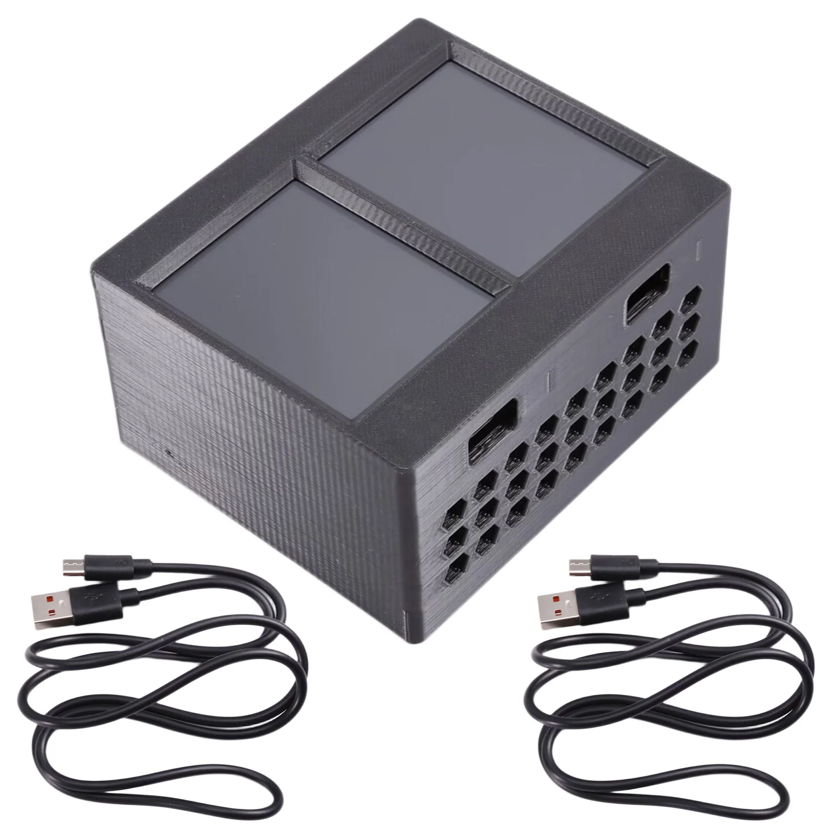 

AU61-Nerdminer Miner Nmminer Nerdminer V2 BTC Solo Miner Dual Screen Bitcoin Crypto Miner For Lottery