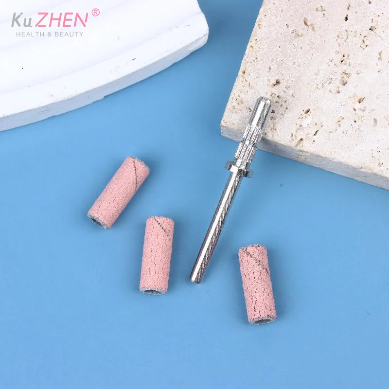 80 pçs mini lixamento de unhas com faixas de mandril máquina elétrica brocas de unhas acrílico polonês removedor arquivos unhas acessório ferramenta