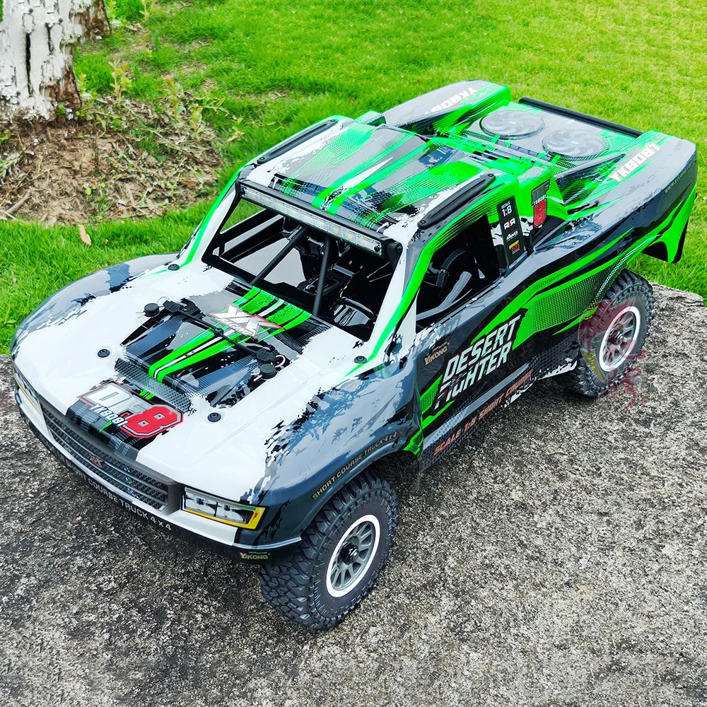 YK8081 DF8 1/8 Scale RC Short Course Truck 4WD Brushless Desert Off‑Road Truck Independent Suspension High‑Speed RC Hobby Car