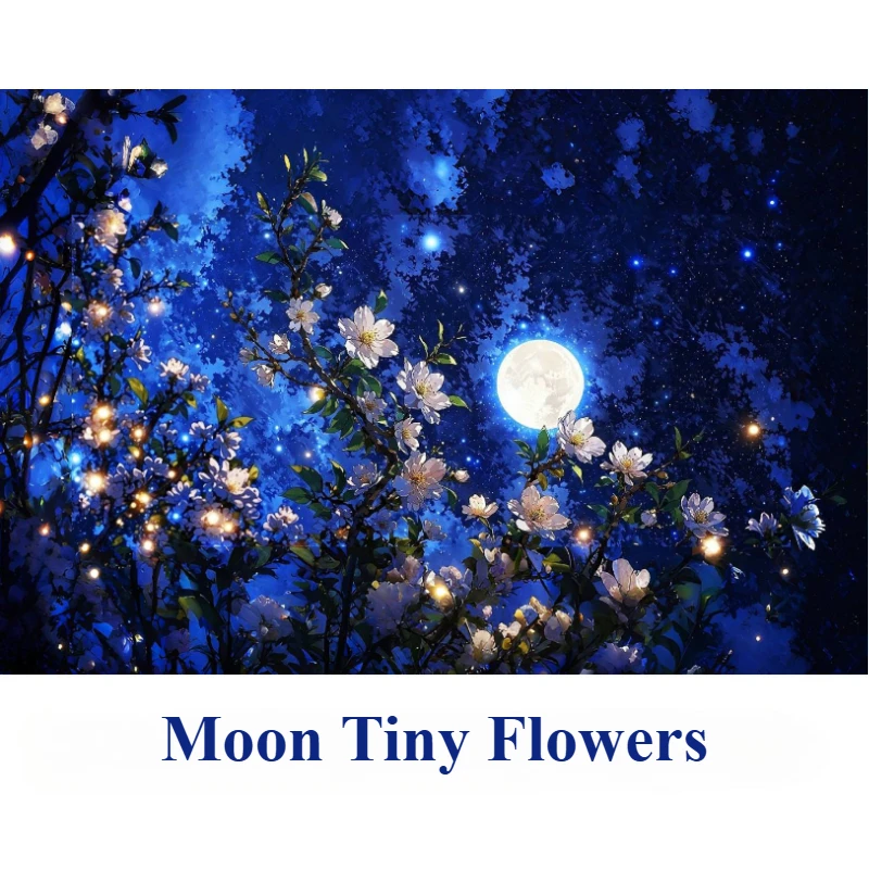 150PCS Mini Test Tube  Moon Tiny Flowers  Difficult Jigsaw Puzzle for Adult Decompression Toys Game Family