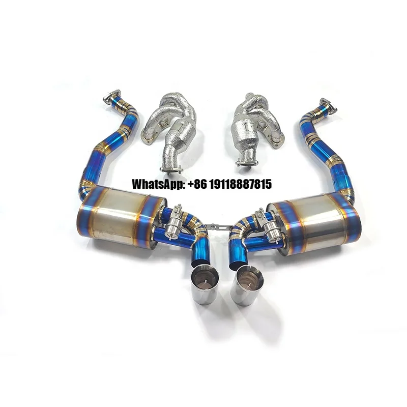 

CSZ Full Exhausts for Porsche Cayman/Boxster 981/987 Catted Manifold Headers&titanium Exhaust Catback Valved Muffler Axle Back