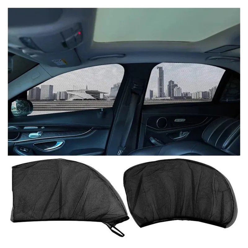 

Car Anti-mosquito Insect Ventilation Breathable Shading Cooling Car Door Screen Window 1/2pcs Car Mosquito Net