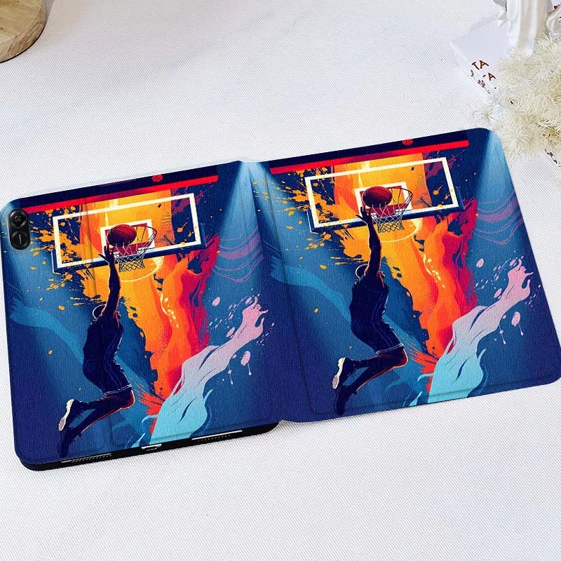 

Athlete Illustration Cool For Huawei MatePad M5 T5 SE 11 Pro Honor Tab 5 V7 V8 X9 GT 10.1 10.8 Inch Tablet Case