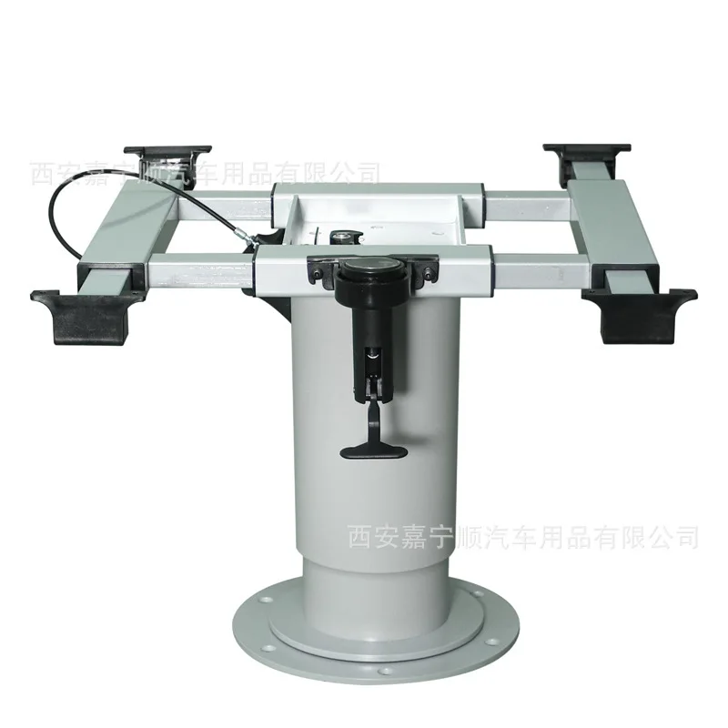 RV folding table legs RV high and low trailer pneumatic bed adjustment four left and right desktop rack can be rotated
