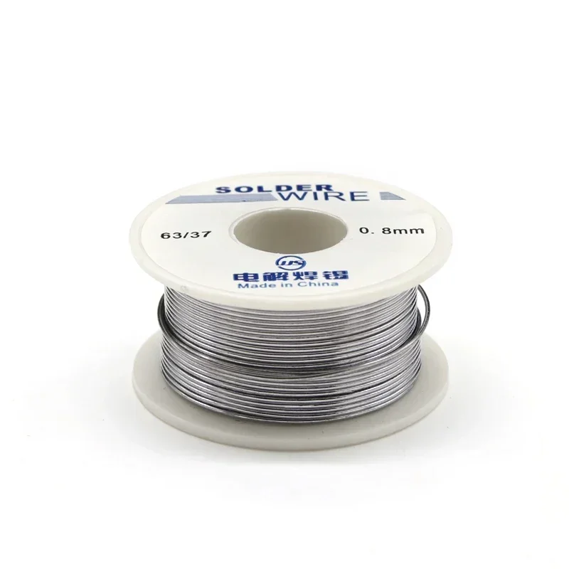 1~5pcs Solder Wire 0.8/1.0mm 50g/100g 63/37 Welding Wire 2% Flux Low Melting Point For Electric Soldering Iron