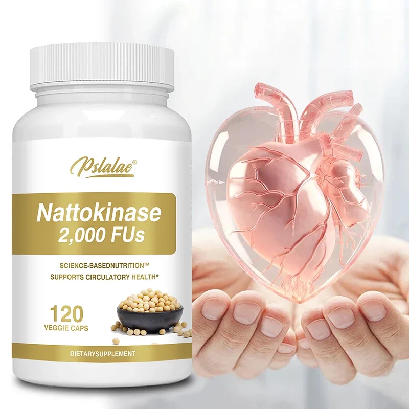 

Nattokinase - Cleans Blood Vessels, Improves Blood Circulation, and Promotes Overall Health of The Heart, Brain, and Muscles