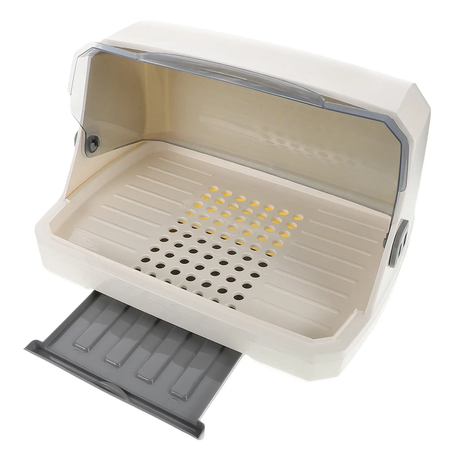 Large Capacity Baby Bottle Drying Rack with Removable Cover Countertop Cup Organizer for Bottles Cups and Small Kitchen Items