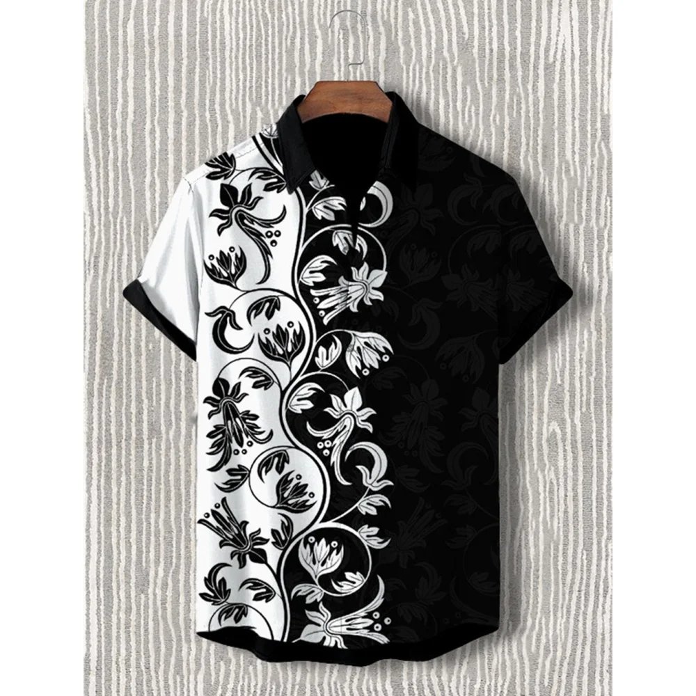 

Men's Casual Shirt Hawaiian Shirt Men Summer 3d Print Casual Short Sleeved Shirt For Men Clothing Breathable Shirts