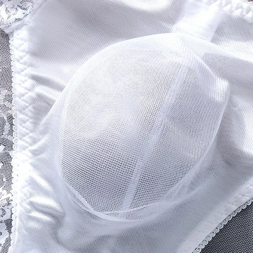 Lightweight Men's Ice Silk Briefs Offering Seamless Comfort 3D Bulge Support and Flexible Low Waist Silhouette