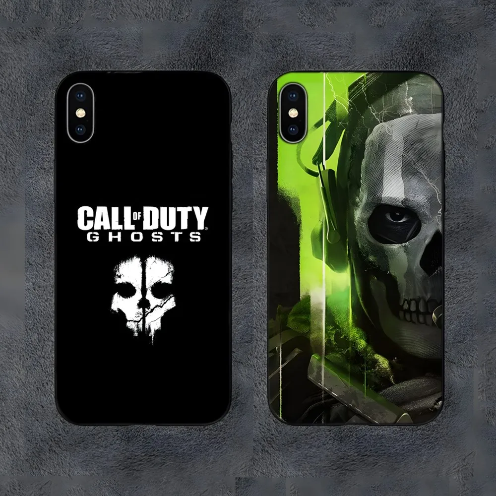 جراب هاتف Ghost C-Call of واجب ، غطاء سيليكون ، مناسب لهاتف samung S24 ، S21 ، S22 ، S23 ، S30 ، Ultra ، S20 ، S30 ، Plus ، S21 ، Fe ، 50G