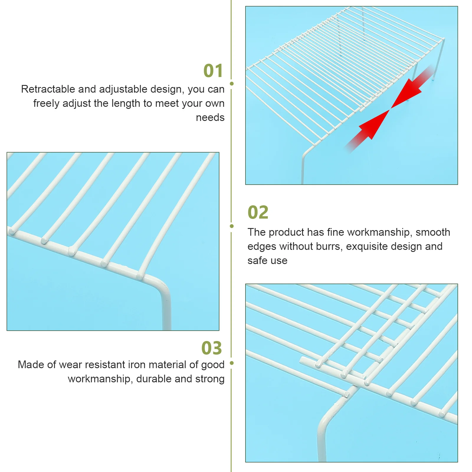 

Household Spice Shelf Retractable Seasoning Rack Multi-Function Cabinet Organizer Iron Kitchen Accessory for Kitchen Storage