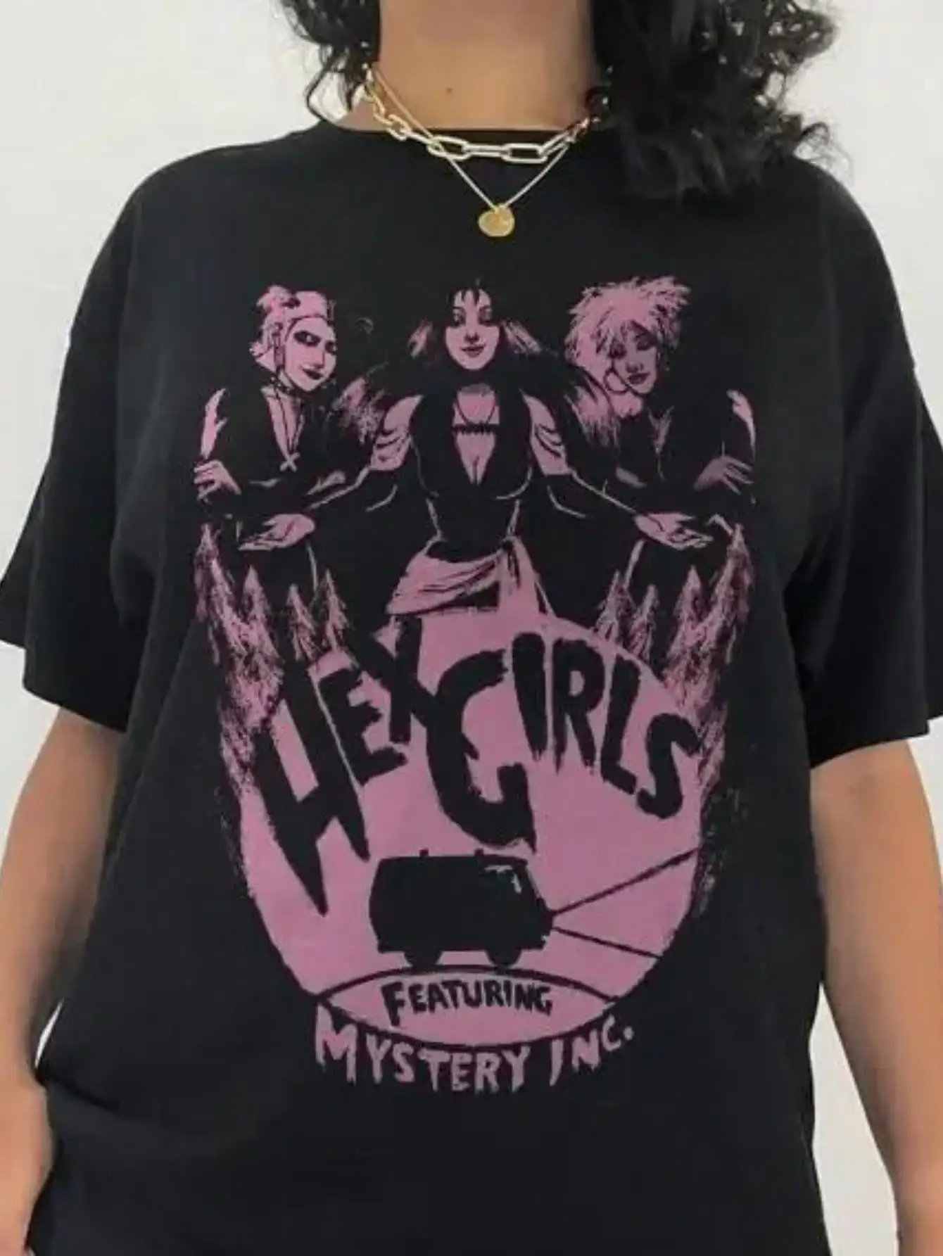 Hex Girls Rock Band 2025 Concert T-Shirt | Multi-Color Graphic Print | 100% Cotton | Round Neck, Regular Fit | Machine Washable