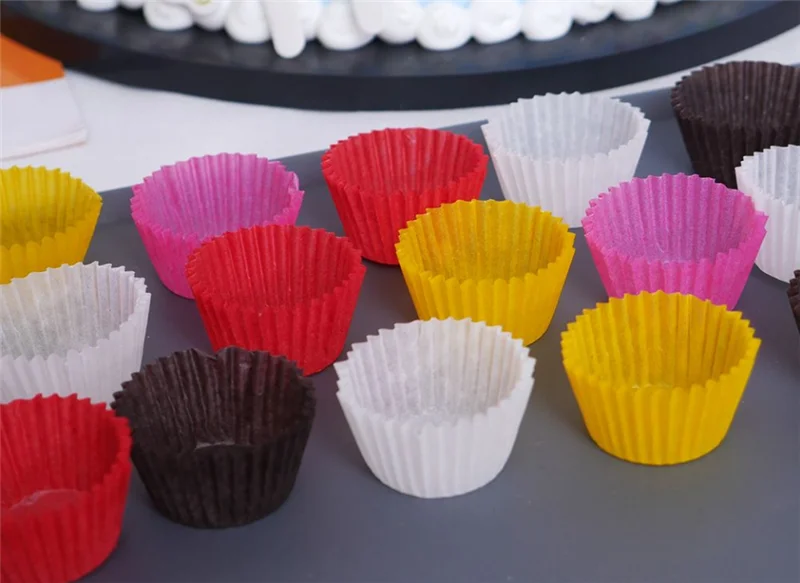 500/1000Pcs Mini Chocolate Paper Cake Cupcake Liner Baking Muffin Cup Case Party Tray Cake Mold Decorating Tools